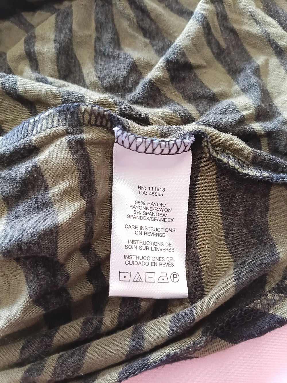 Michael Kors Size P/S Petite Tank Halter Neckline Green Black Zebra Print Womens